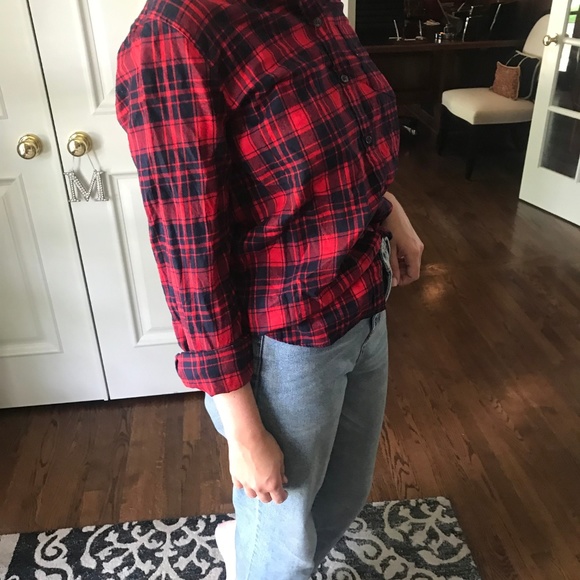 Jcrew Flannel Shirt - Picture 2 of 3